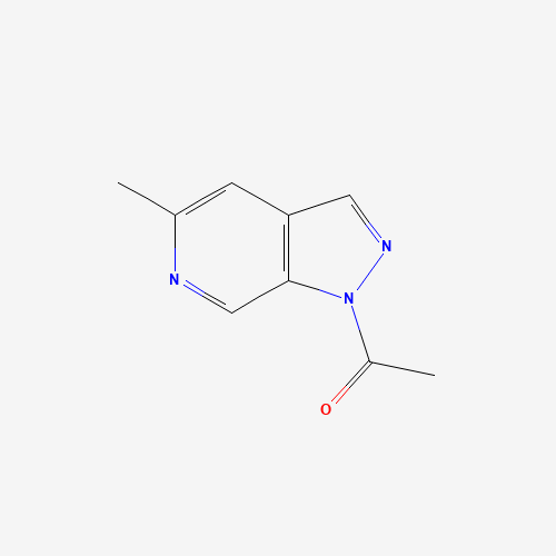1-(5-methylpyrazolo[3,4-c]pyridin-1-yl)ethanone (CAS: 76006-01-4) - Chemical Structure and Molecular Formula 