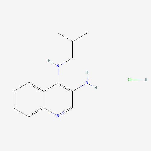 4-N-(2-methylpropyl)quinoline-3,4-diamine;hydrochloride (CAS: 935521-01-0) - Related Chemical Product