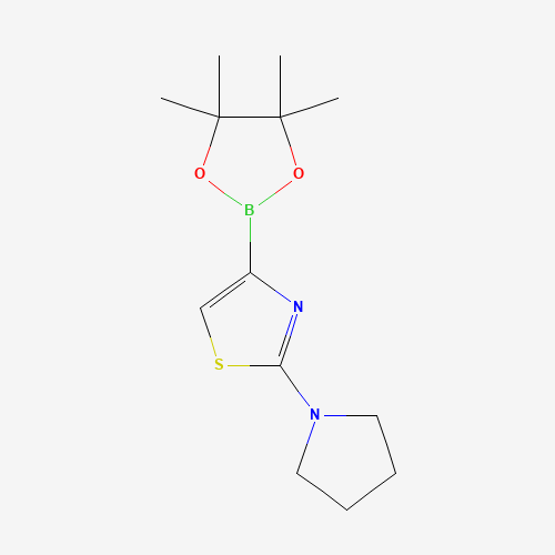 2-pyrrolidin-1-yl-4-(4,4,5,5-tetramethyl-1,3,2-dioxaborolan-2-yl)-1,3-thiazole (CAS: 1046794-15-3) - Related Chemical Product