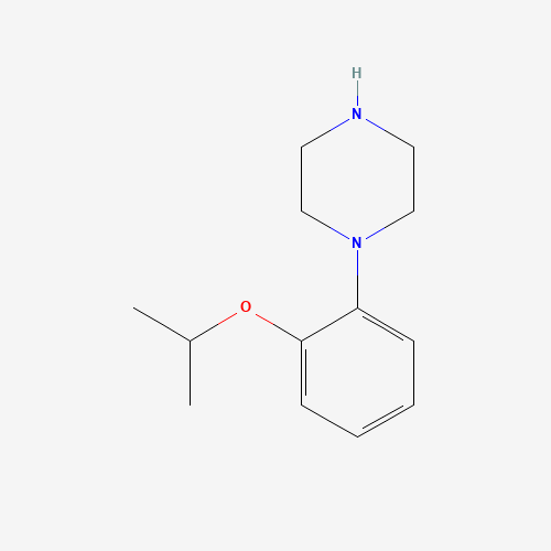 1-(2-propan-2-yloxyphenyl)piperazine (CAS: 54013-91-1) - Chemical Structure and Molecular Formula 