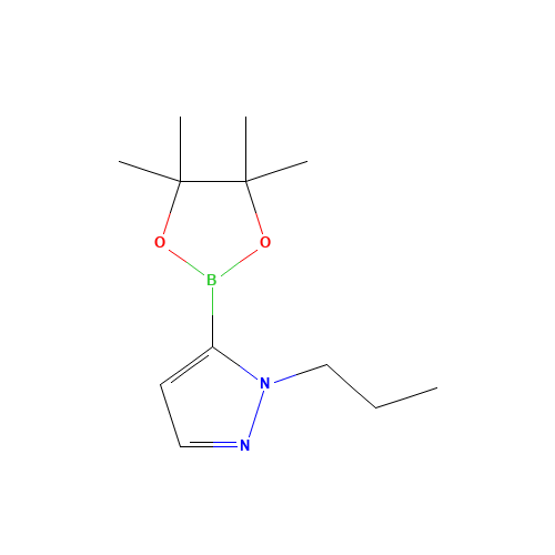 1-propyl-5-(4,4,5,5-tetramethyl-1,3,2-dioxaborolan-2-yl)pyrazole (CAS: 847818-76-2) - Related Chemical Product