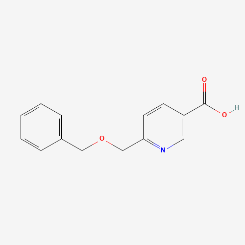 6-(phenylmethoxymethyl)pyridine-3-carboxylic acid (CAS: 153684-75-4) - Related Chemical Product