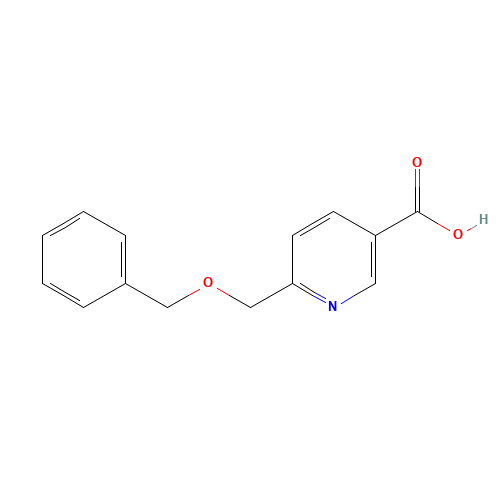 6-(phenylmethoxymethyl)pyridine-3-carboxylic acid (CAS: 153684-75-4) - Related Chemical Product