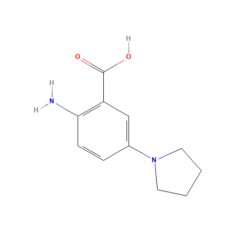 2-amino-5-pyrrolidin-1-ylbenzoic acid (CAS: 159526-21-3) - Related Chemical Product