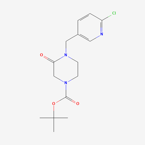 tert-butyl 4-[(6-chloropyridin-3-yl)methyl]-3-oxopiperazine-1-carboxylate (CAS: 1169699-54-0) - Related Chemical Product