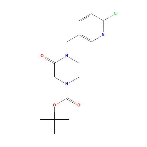 tert-butyl 4-[(6-chloropyridin-3-yl)methyl]-3-oxopiperazine-1-carboxylate (CAS: 1169699-54-0) - Related Chemical Product