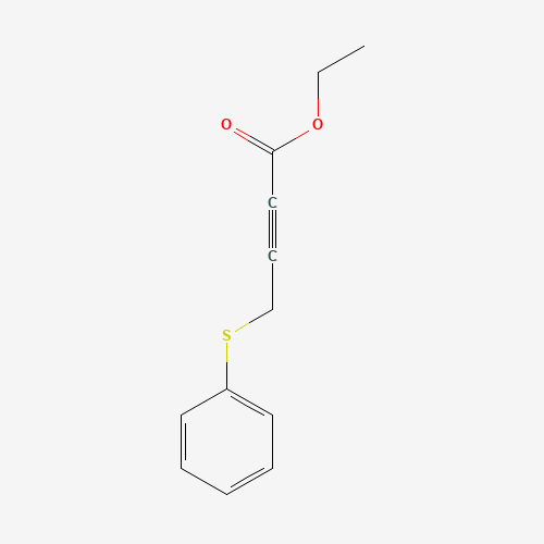 ethyl 4-phenylsulfanylbut-2-ynoate (CAS: 1058159-90-2) - Chemical Structure and Molecular Formula 