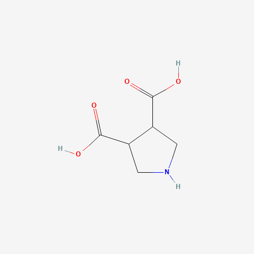 pyrrolidine-3,4-dicarboxylic acid (CAS: 159694-26-5) - Chemical Structure and Molecular Formula 