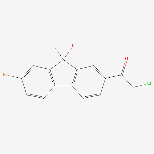1-(7-bromo-9,9-difluorofluoren-2-yl)-2-chloroethanone (CAS: 1378387-81-5) - Related Chemical Product