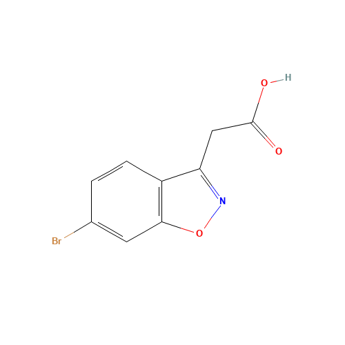 2-(6-bromo-1,2-benzoxazol-3-yl)acetic acid (CAS: 540750-32-1) - Related Chemical Product