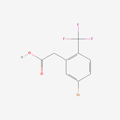 2-[5-bromo-2-(trifluoromethyl)phenyl]acetic acid (CAS: 1214377-70-4) - Related Chemical Product