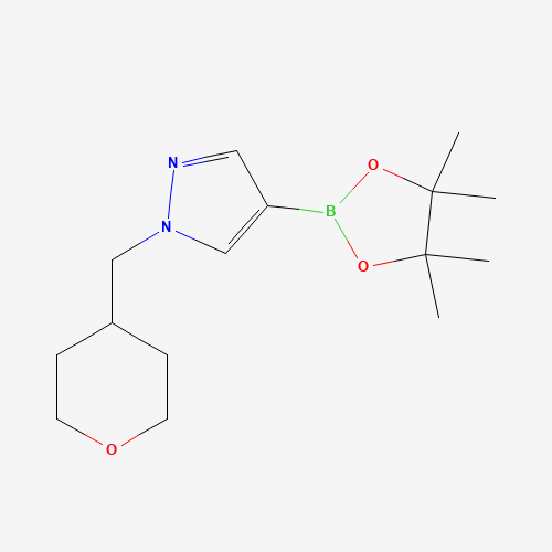 1-(oxan-4-ylmethyl)-4-(4,4,5,5-tetramethyl-1,3,2-dioxaborolan-2-yl)pyrazole (CAS: 1220635-60-8) - Related Chemical Product