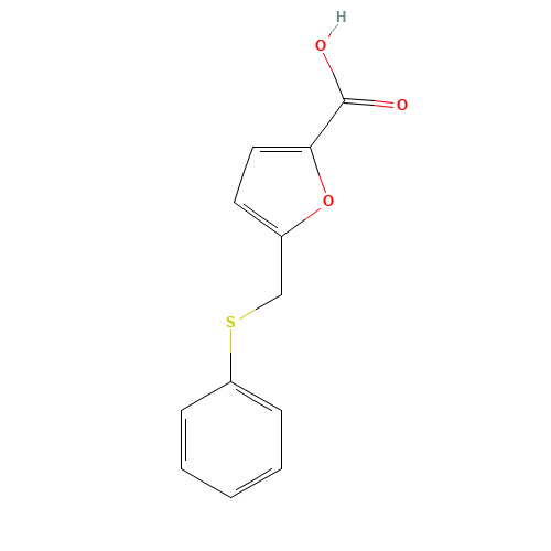 5-(phenylsulfanylmethyl)furan-2-carboxylic acid (CAS: 79504-96-4) - Related Chemical Product