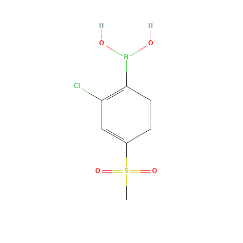 (2-chloro-4-methylsulfonylphenyl)boronic acid (CAS: 1262662-38-3) - Related Chemical Product