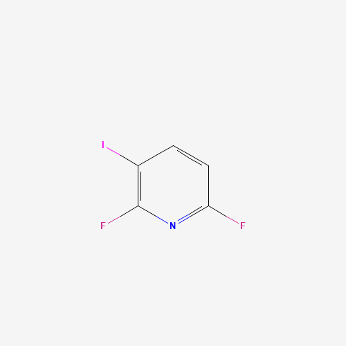 2,6-difluoro-3-iodopyridine (CAS: 685517-67-3) - Chemical Structure and Molecular Formula 