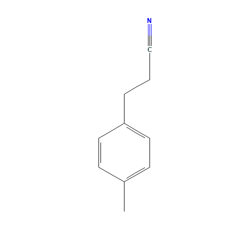3-(4-methylphenyl)propanenitrile (CAS: 32327-69-8) - Chemical Structure and Molecular Formula 