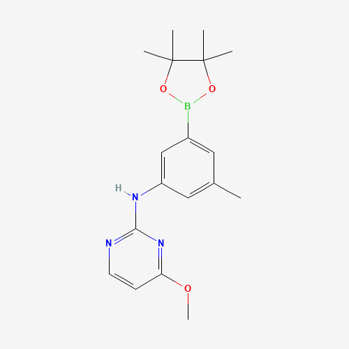 4-methoxy-N-[3-methyl-5-(4,4,5,5-tetramethyl-1,3,2-dioxaborolan-2-yl)phenyl]pyrimidin-2-amine (CAS: 1312535-24-2) - Related Chemical Product