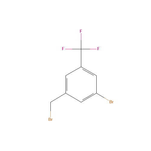 1-bromo-3-(bromomethyl)-5-(trifluoromethyl)benzene (CAS: 954123-46-7) - Chemical Structure and Molecular Formula 