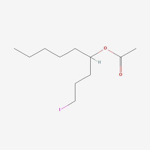 1-iodononan-4-yl acetate (CAS: 59768-19-3) - Chemical Structure and Molecular Formula 