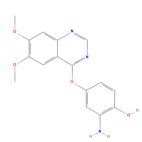 2-amino-4-(6,7-dimethoxyquinazolin-4-yl)oxyphenol (CAS: 769961-56-0) - Related Chemical Product