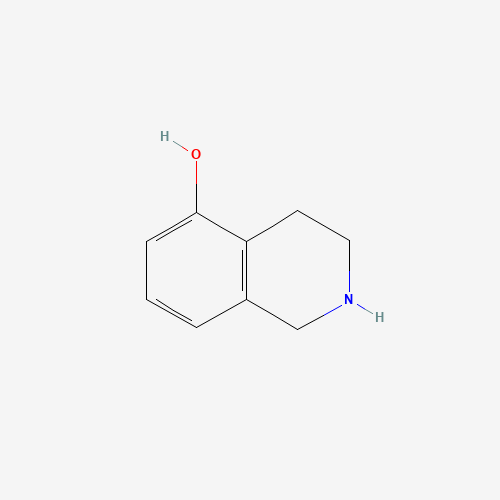 1,2,3,4-tetrahydroisoquinolin-5-ol (CAS: 102877-50-9) - Chemical Structure and Molecular Formula 