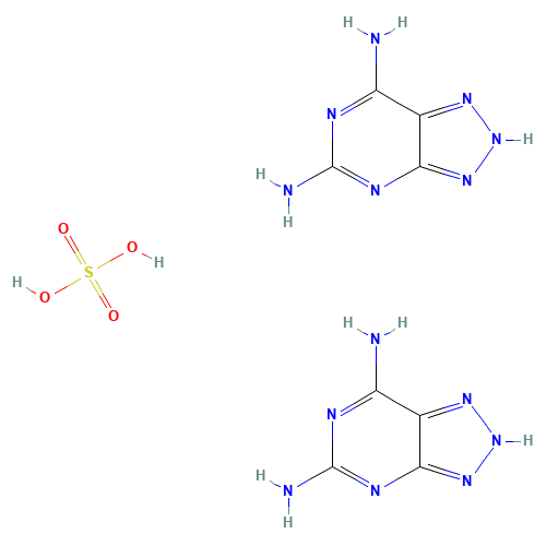 sulfuric acid;2H-triazolo[4,5-d]pyrimidine-5,7-diamine (CAS: 58502-11-7) - Related Chemical Product