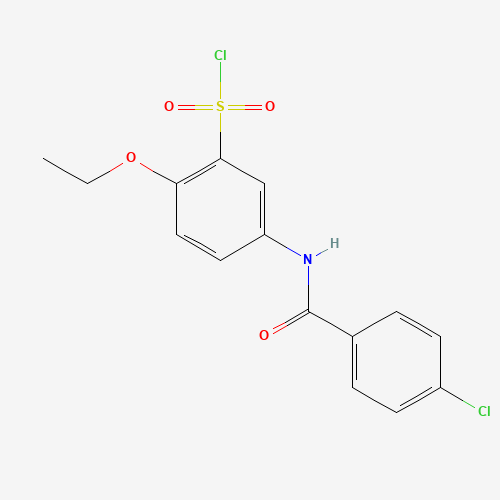 5-[(4-chlorobenzoyl)amino]-2-ethoxybenzenesulfonyl chloride (CAS: 680617-88-3) - Related Chemical Product