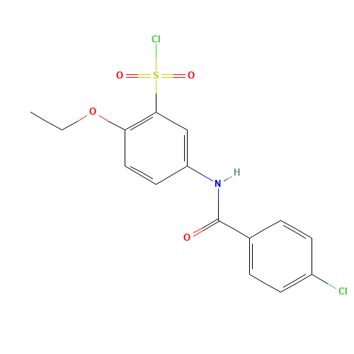 5-[(4-chlorobenzoyl)amino]-2-ethoxybenzenesulfonyl chloride (CAS: 680617-88-3) - Related Chemical Product