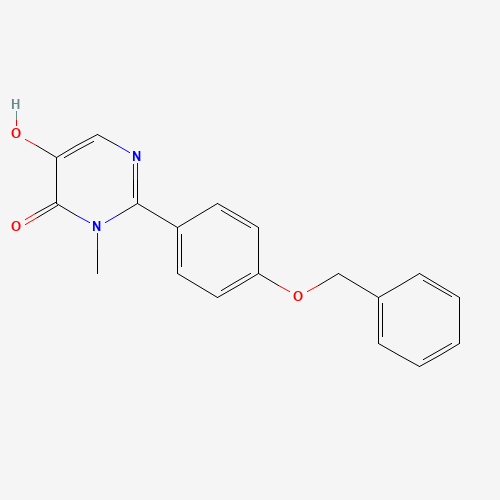 5-hydroxy-3-methyl-2-(4-phenylmethoxyphenyl)pyrimidin-4-one (CAS: 1333239-92-1) - Related Chemical Product