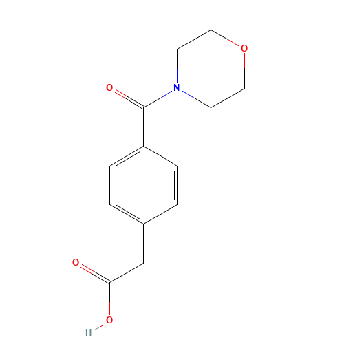 2-[4-(morpholine-4-carbonyl)phenyl]acetic acid (CAS: 1203546-30-8) - Related Chemical Product