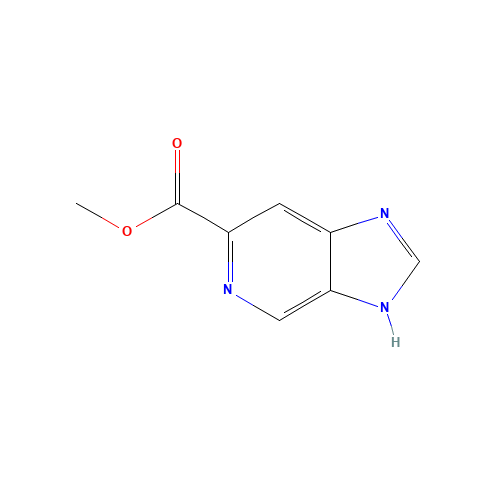 methyl 3H-imidazo[4,5-c]pyridine-6-carboxylate (CAS: 82523-07-7) - Chemical Structure and Molecular Formula 