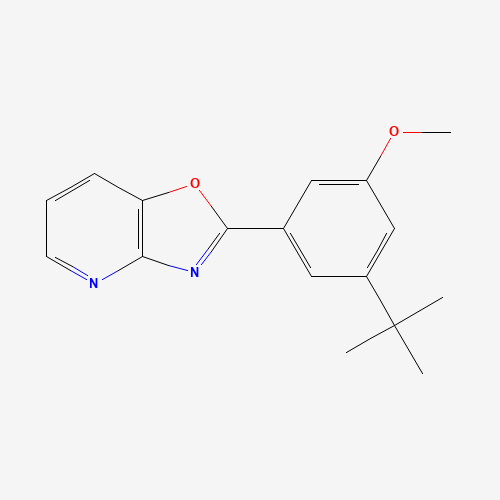 2-(3-tert-butyl-5-methoxyphenyl)-[1,3]oxazolo[4,5-b]pyridine (CAS: 60772-75-0) - Related Chemical Product