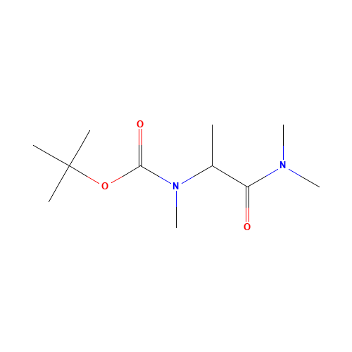 tert-butyl N-[1-(dimethylamino)-1-oxopropan-2-yl]-N-methylcarbamate (CAS: 1418293-53-4) - Related Chemical Product