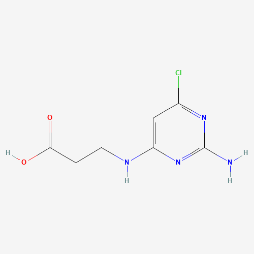 3-[(2-amino-6-chloropyrimidin-4-yl)amino]propanoic acid (CAS: 500161-36-4) - Related Chemical Product