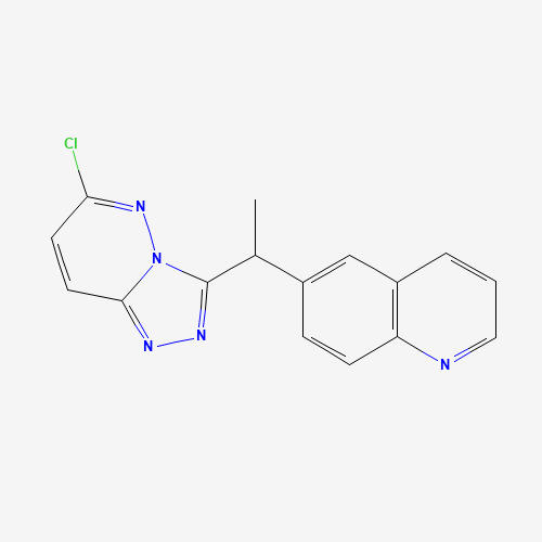 6-[1-(6-chloro-[1,2,4]triazolo[4,3-b]pyridazin-3-yl)ethyl]quinoline (CAS: 959585-31-0) - Related Chemical Product