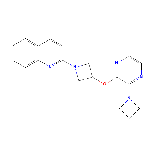 2-[3-[3-(azetidin-1-yl)pyrazin-2-yl]oxyazetidin-1-yl]quinoline (CAS: 1350603-57-4) - Related Chemical Product
