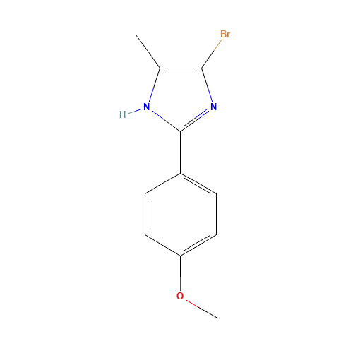 4-bromo-2-(4-methoxyphenyl)-5-methyl-1H-imidazole (CAS: 102210-84-4) - Related Chemical Product