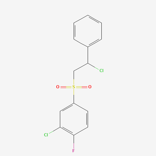2-chloro-4-(2-chloro-2-phenylethyl)sulfonyl-1-fluorobenzene (CAS: 244278-71-5) - Related Chemical Product