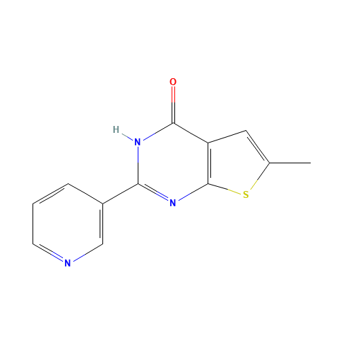 6-methyl-2-pyridin-3-yl-3H-thieno[2,3-d]pyrimidin-4-one (CAS: 301346-49-6) - Related Chemical Product