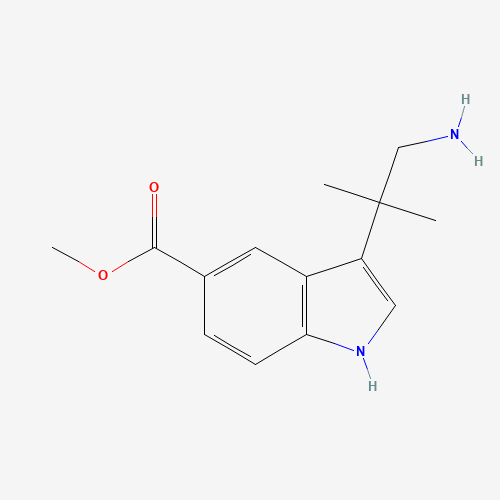methyl 3-(1-amino-2-methylpropan-2-yl)-1H-indole-5-carboxylate (CAS: 1426079-17-5) - Related Chemical Product