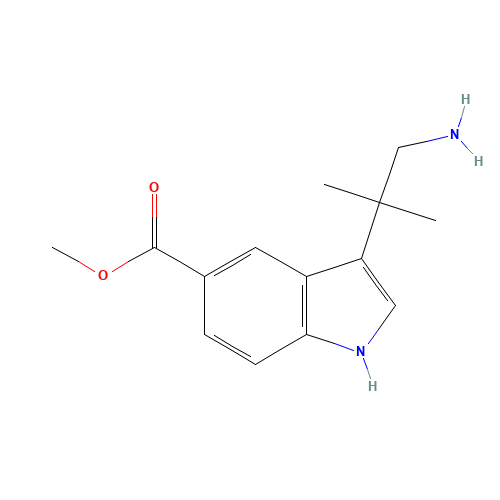 methyl 3-(1-amino-2-methylpropan-2-yl)-1H-indole-5-carboxylate (CAS: 1426079-17-5) - Related Chemical Product