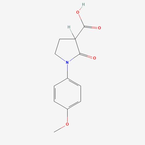 1-(4-methoxyphenyl)-2-oxopyrrolidine-3-carboxylic acid (CAS: 108541-25-9) - Related Chemical Product