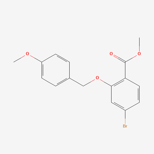 methyl 4-bromo-2-[(4-methoxyphenyl)methoxy]benzoate (CAS: 1364267-26-4) - Related Chemical Product