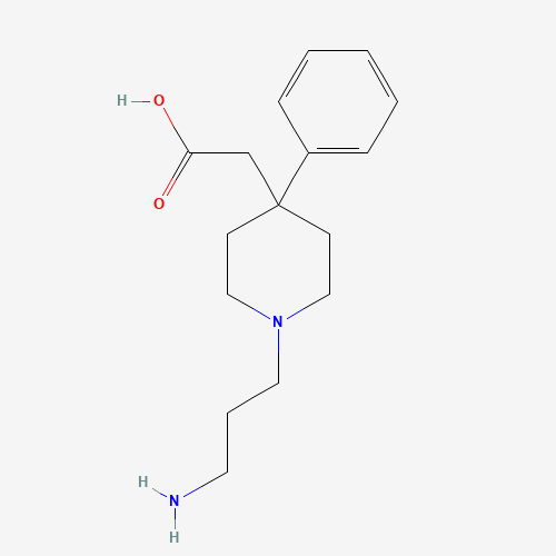 2-[1-(3-aminopropyl)-4-phenylpiperidin-4-yl]acetic acid (CAS: 1435519-11-1) - Related Chemical Product