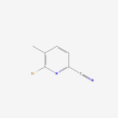 6-bromo-5-methylpyridine-2-carbonitrile (CAS: 450844-27-6) - Chemical Structure and Molecular Formula 