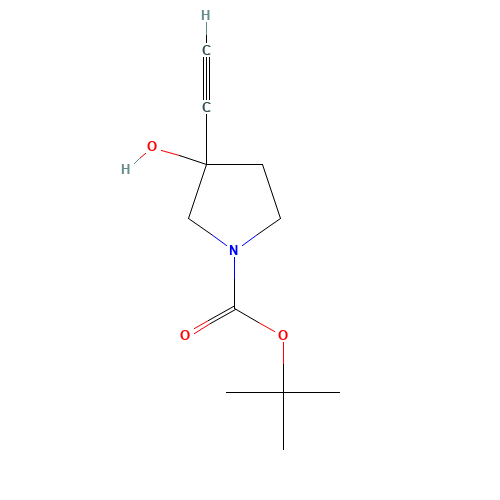 tert-butyl 3-ethynyl-3-hydroxypyrrolidine-1-carboxylate (CAS: 275387-76-3) - Related Chemical Product