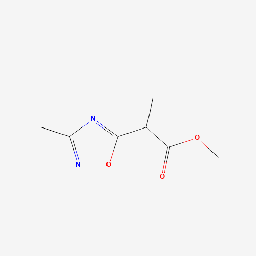 methyl 2-(3-methyl-1,2,4-oxadiazol-5-yl)propanoate (CAS: 1350855-48-9) - Related Chemical Product
