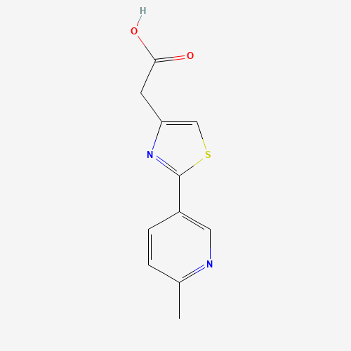 2-[2-(6-methylpyridin-3-yl)-1,3-thiazol-4-yl]acetic acid (CAS: 578019-79-1) - Related Chemical Product