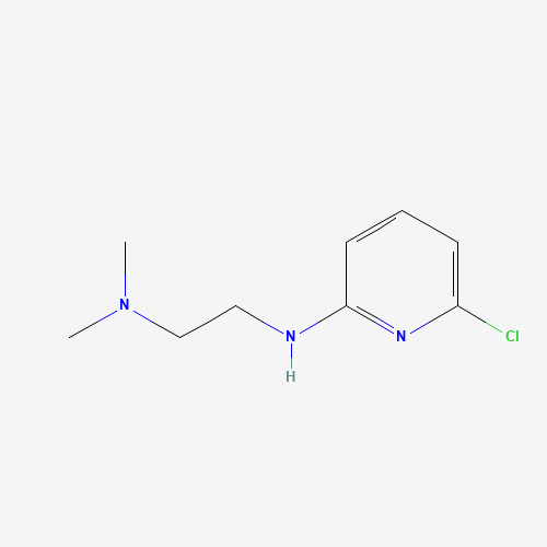 N-(6-chloropyridin-2-yl)-N',N'-dimethylethane-1,2-diamine (CAS: 3298-28-0) - Chemical Structure and Molecular Formula 