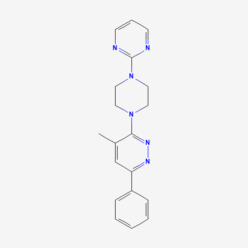 4-methyl-6-phenyl-3-(4-pyrimidin-2-ylpiperazin-1-yl)pyridazine (CAS: 886208-65-7) - Related Chemical Product